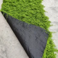 Rękodzieło - TEMU 0,5m x 1,5m Realistyczna Sztuczna Mchowa Mata – Premium Syntetyczny Trawnik do Bonsai, Dekoracji Ogrodowych i Terrariów, Niskie Wymagania - miniaturka - grafika 1