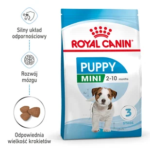 ROYAL CANIN Mini Puppy 2kg karma sucha dla szczeniąt, od 2 do 10 miesiąca życia, ras małych - Sucha karma dla psów - miniaturka - grafika 2