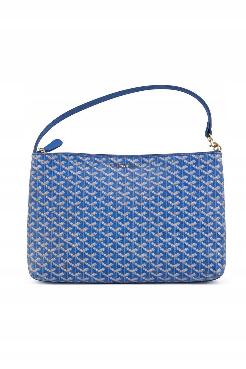 GUESS NIEBIESKA TOREBKA KLASYCZNA W GEOMETRYCZNY WZÓR 34x26x8 GŁA