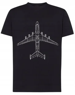 T-Shirt koszulka nadruk Samolot Rozm.M - Koszulki męskie - miniaturka - grafika 1
