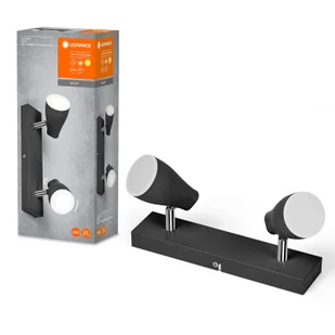LEDVANCE Pear spot LED GU10 2-pkt. czarny - Lampy sufitowe - miniaturka - grafika 2