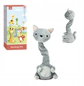 Zabawki interaktywne dla dzieci - B31D1 INTERAKTYWNY TAŃCZĄCZY GADAJĄCY KOT - miniaturka - grafika 1