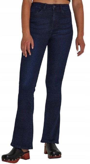 Noisy May Spodnie Jeansowe Damskie Długie Proste Casual 29/30 Ktb