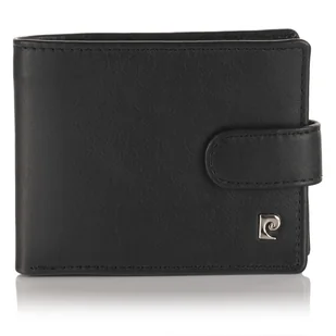 Portfel męski zapinany Pierre Cardin z metalowym logo YS603 8825A - Portfele - miniaturka - grafika 1
