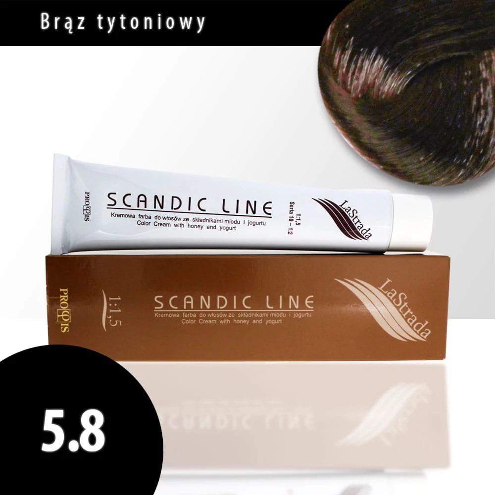 SCANDIC Line Profis lastrada farba do włosów 100ml 5.8