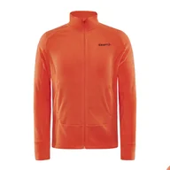 Bluzy męskie - Męski Polar CRAFT ADV FLEECE MIDLAYER M 1914122-521000 – Pomarańczowy - miniaturka - grafika 1