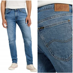 Lee DAREN Riverway BLUE DżINS proste męskie spodnie jeansowe W34 L32 - Spodnie męskie - miniaturka - grafika 1