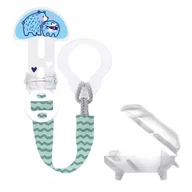 Akcesoria do smoczków - MAM Zawieszka do smoczka z osłonką Planet Love Boy - miniaturka - grafika 1