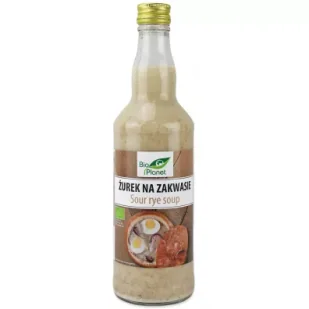 Żurek NA Zakwasie Niepasteryzowany BIO 500 ml - BIO Planet - Szybkie dania obiadowe - miniaturka - grafika 1