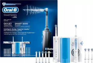 ORAL-B Center OxyJet + Oral-B Smart 5000 - Center OxyJet + Smart 5000 - Irygatory do zębów - miniaturka - grafika 1