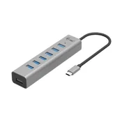 Akcesoria do tabletów i e-booków - I-TEC USB-C Charging Metal HUB 7 Port without power adapter - miniaturka - grafika 1
