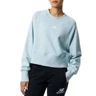 Bluzy sportowe damskie - Bluza New Balance WT21554MGF - niebieska - miniaturka - grafika 1