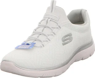 Skechers damskie trampki wsuwane Summits biało-srebrno-szare, Kolor:biały, Rozmiar UE:42 - Trampki damskie - miniaturka - grafika 1