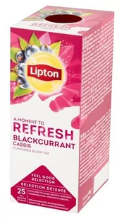 Lipton Czarna aromatyzowana herbata Classic Blackcurrant 25 kopert - Herbata - miniaturka - grafika 2