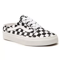 Klapki i japonki damskie - Vans Klapki Old Skool Mule VN0A4P3Y5GU1 (Checkerboard) Blk/Truwht - miniaturka - grafika 1