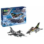 Modele do sklejania - Revell Zestaw upominkowy NATO Tiger Meet - 60 rocznica. Tornado i F-16 (z farbami) 05671 - miniaturka - grafika 1
