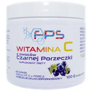 Witamina C z Czarnej Porzeczki 100g FPS - Witaminy i minerały - miniaturka - grafika 1