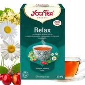 Herbata - Herbata Ziołowa Yogi Tea Relax Naturalna Ekologiczna 17 szt Lipa Rumianek - miniaturka - grafika 1
