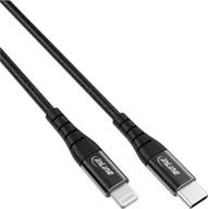 Kable USB - Kabel USB InLine USB-C - Lightning 1 m Czarny 31450D - miniaturka - grafika 1