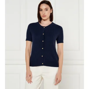 Tommy Hilfiger Wełniany kardigan Regular Fit - Swetry damskie - miniaturka - grafika 1