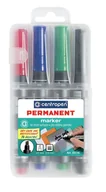 Markery permanentne - Centropen Marker 8816/8516 4szt CENTROPE ścięta - miniaturka - grafika 1