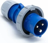 Gniazdka elektryczne - PCE Wtyczka przenośna Shark 32A 230V 2P+Z IP67 - miniaturka - grafika 1