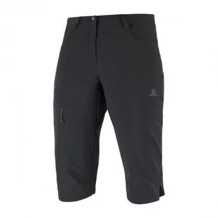 Spodnie Salomon Wayfarer Capri W Black - Spodnie sportowe damskie - miniaturka - grafika 1