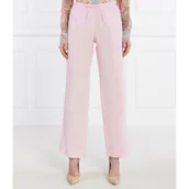 Spodnie damskie - Samsøe Samsøe Lniane spodnie Hoys string | Straight fit - miniaturka - grafika 1