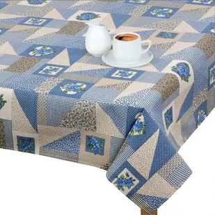 Bellatex Obrus EMA Patchwork niebieski, 70 x 70 cm, 70 x 70 cm - Obrusy i serwetki - miniaturka - grafika 1