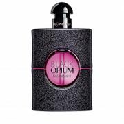 Wody i perfumy damskie - Yves Saint Laurent Black Opium Neon woda perfumowana 75ml - miniaturka - grafika 1