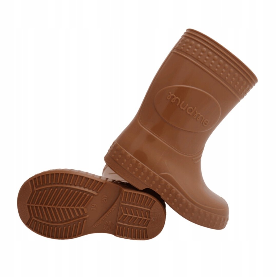 MUDME - Kalosze Dziecięce Caramel Cookie - Elastyczne i Wodoodporne r.31-32