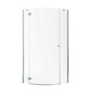 Kabiny prysznicowe - Kabina prysznicowa uchylna 90 x 90 Valence Lewa Iridum - miniaturka - grafika 1