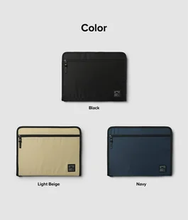 Ringke Smart Zip Pouch uniwersalne etui na laptopa tablet (do 13'') podstawka torba organizer beżowy - Etui i futerały do telefonów - miniaturka - grafika 10