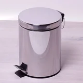 Kosze na śmieci - Chromowany kosz na śmieci 5 l S201 - miniaturka - grafika 1
