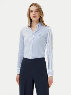 Polo Ralph Lauren Koszula 211965102002 Niebieski Regular Fit - Koszule damskie - miniaturka - grafika 1