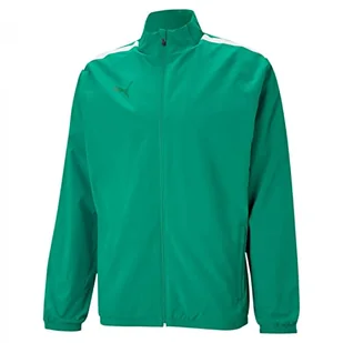 Puma TeamLIGA Sideline Męska kurtka treningowa, zielona/biała, XXXL (rozm. 46 EU) - Kurtki męskie - miniaturka - grafika 1