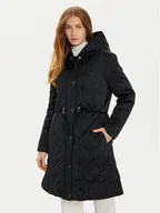 Kurtki damskie - Guess Parka Maite W4BL56 WGL30 Czarny Regular Fit - miniaturka - grafika 1