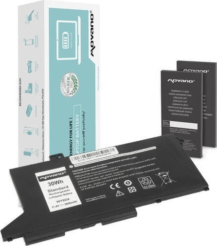 Pamięć do laptopa Movano Bateria Movano do Dell Latitude 5420, 5520, Precision 3560 - 11.4V - BT/DE-3560-11.4