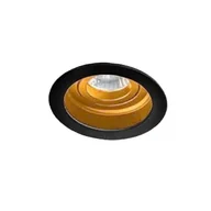 Lampy sufitowe - Azzardo Lampa wpuszczana IBIZA black/gold AZ 2804) - miniaturka - grafika 1