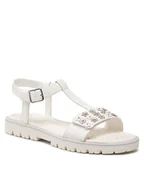 Buty dla dziewczynek - Geox Sandały J S. Starblush G.A J25FYA 000BC C1000 S Biały - miniaturka - grafika 1