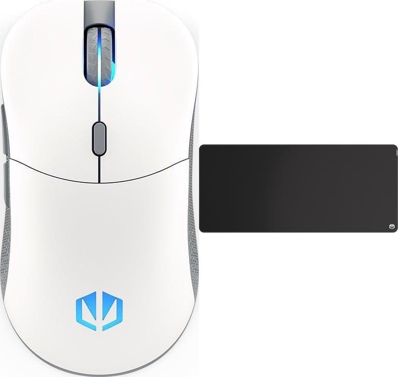Endorfy Mysz Endorfy GEM Plus Wireless Onyx White EY6A015 + Podkładka Cordura Speed XL