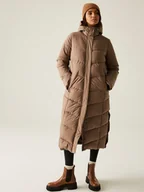 Płaszcze damskie - Regatta Płaszcz pikowany "Eloria" w kolorze karmelowym - miniaturka - grafika 1