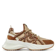 Sneakersy damskie - Sneakersy PINKO Ariel 16 SS0085T029 Brązowy - miniaturka - grafika 1