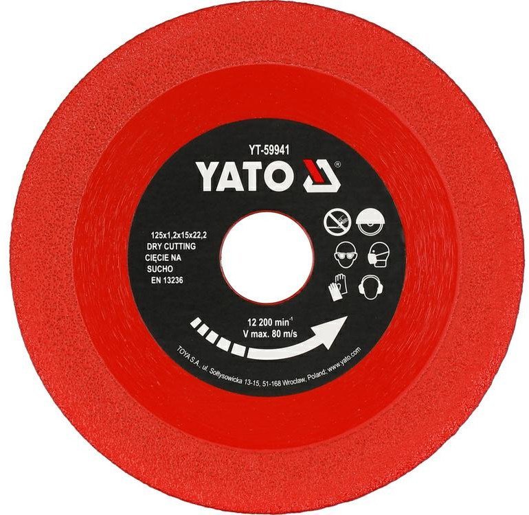 Yato TARCZA DIAMENTOWA 125mm x 22,23mm