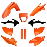 Części motocyklowe - POLISPORT 91469 - kompletny zestaw z tworzywa sztucznego (z osłoną widelca) KTM kolor OEM 17 - miniaturka - grafika 1