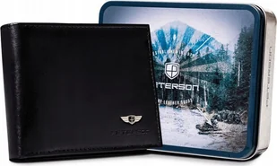 Peterson Skórzany portfel męski bez zapięcia zewnętrznego Peterson NoSize - Portfele - miniaturka - grafika 1