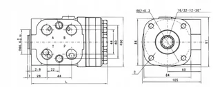 Sterowanie Hydrauliczne Orbitrol  OSPC 80 ON + NYPLE ZESTAW - Akcesoria do hydrauliki siłowej - miniaturka - grafika 3