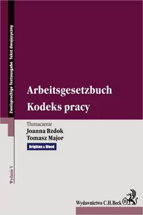 Kodeks pracy. Arbeitsgesetzbuch - E-booki - języki obce - miniaturka - grafika 1