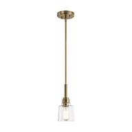 Lampy sufitowe - Aivian lampa wisząca mosiądz KL-AIVIAN-P-WBR Kichler - miniaturka - grafika 1