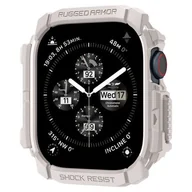 Akcesoria do smartwatchy - Spigen Etui Rugged Armor do Apple Watch 10 46 mm, beżowe - miniaturka - grafika 1